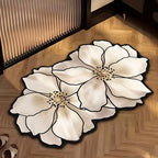 Diatom Mud Mat – Super Absorbent Quick-Dry Non-Slip Floor Mat for Bathroom, Kitchen & Living Room, Flower-Shaped Draining Mat, Home Decor Bath Mat, Multiple Sizes