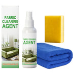 Citric Acid Sofa & Fabric Stain Remover Kit with Sponge & Towel – Quick-Drying Upholstery Cleaner Spray for Sofas, Car Interiors & Furniture | 1-Set or 3-Set Bundle
