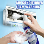 No-Disassembly AC Foam Cleaner 2.03oz with Cleaning Towel – Removes Dust, Odors & Grime from Air Conditioner Casing & Filter Screen | Long-Lasting Freshness
