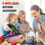 Vegetable Chopper 16-In-1 Professional Onion Chopper Multi-Function Food Slicer Dicer with 8 Blades and Container Kitchen Carrot Cutter Gift for Dad