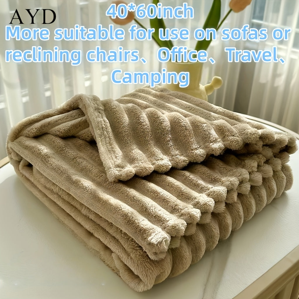 Faux Rabbit Fur Blanket Ultra-Soft Plush Throw for Bed & Couch – Lightweight Cozy Blanket in 8 Colors, Twin to King Size, Safe for Kids & Adults