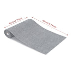 Non-Slip Hallway Runner Rug Self-Adhesive TPR Backing Ultra-Thin 0.4mm 5 Colors 6 Sizes for Kitchen Bedroom Living Room Entryway Hardwood Floors