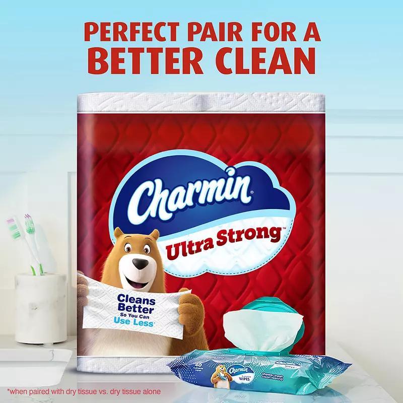 Charmin Ultra Strong Toilet Paper 30 Mega Rolls 242 Sheets Per Roll – 2-Ply Bulk Bath Tissue, Tear-Resistant, Septic Safe & Clog Safe for Home & Family Bathrooms
