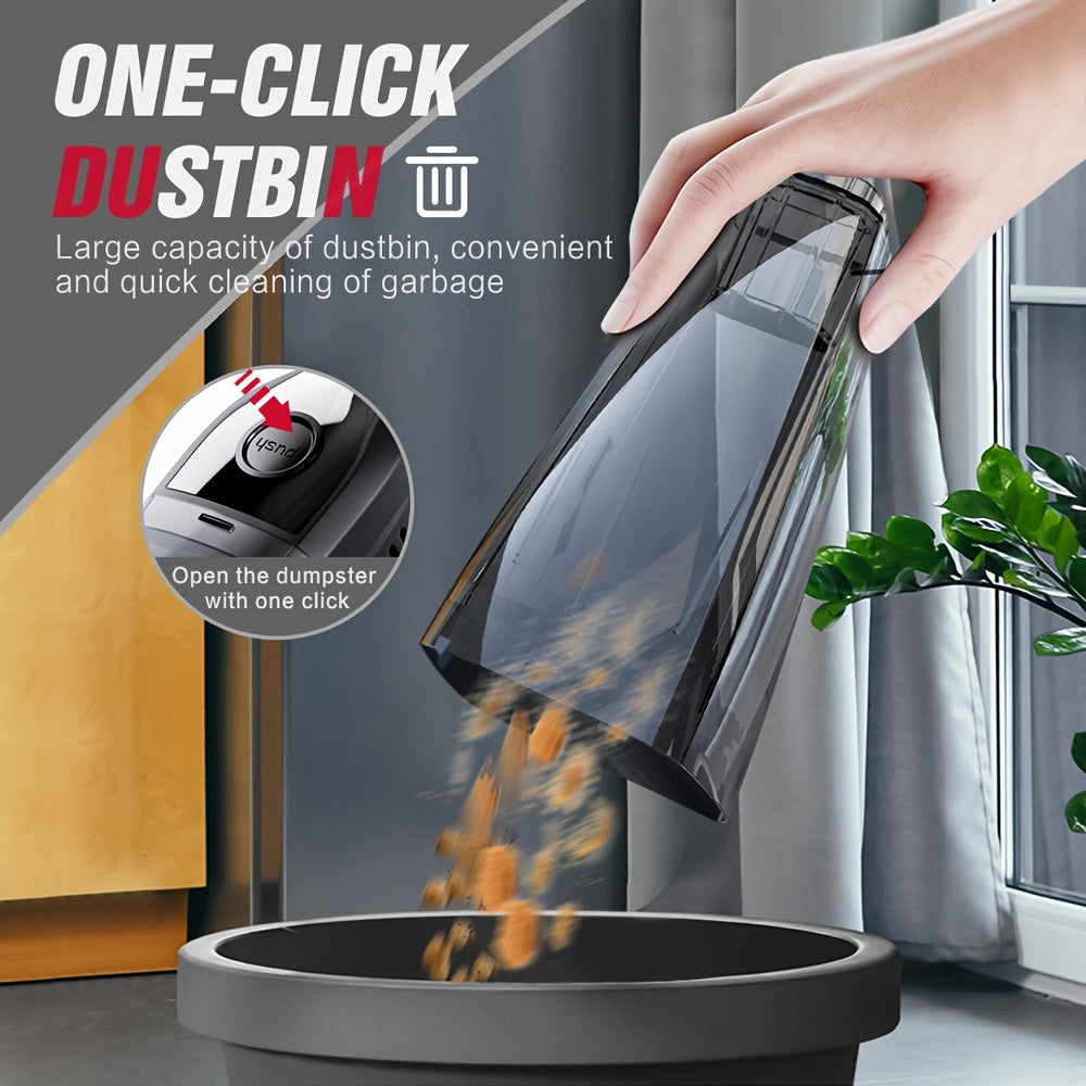 Cordless Handheld Vacuum Cleaner – Lightweight, Powerful Suction, Large Capacity & Rechargeable, Deep Cleaning for Home, Kitchen, Car & Office | 6 Colors