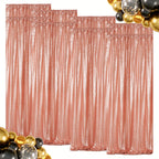 Sequin Backdrop Curtains – Glitter Party & Wedding Background Panels, 2ft×8ft per Panel, 4/6/8 Panel Sets, 29 Colors for Birthday, Stage, Bridal & Event Decor