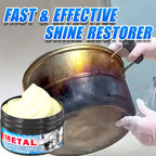 Oven Cleaning Paste & Cookware Scrub with Exfoliating Sponge - Heavy Duty Scorch Mark Remover for Pots Pans Stoves & Metal Surfaces Lavender Scented
