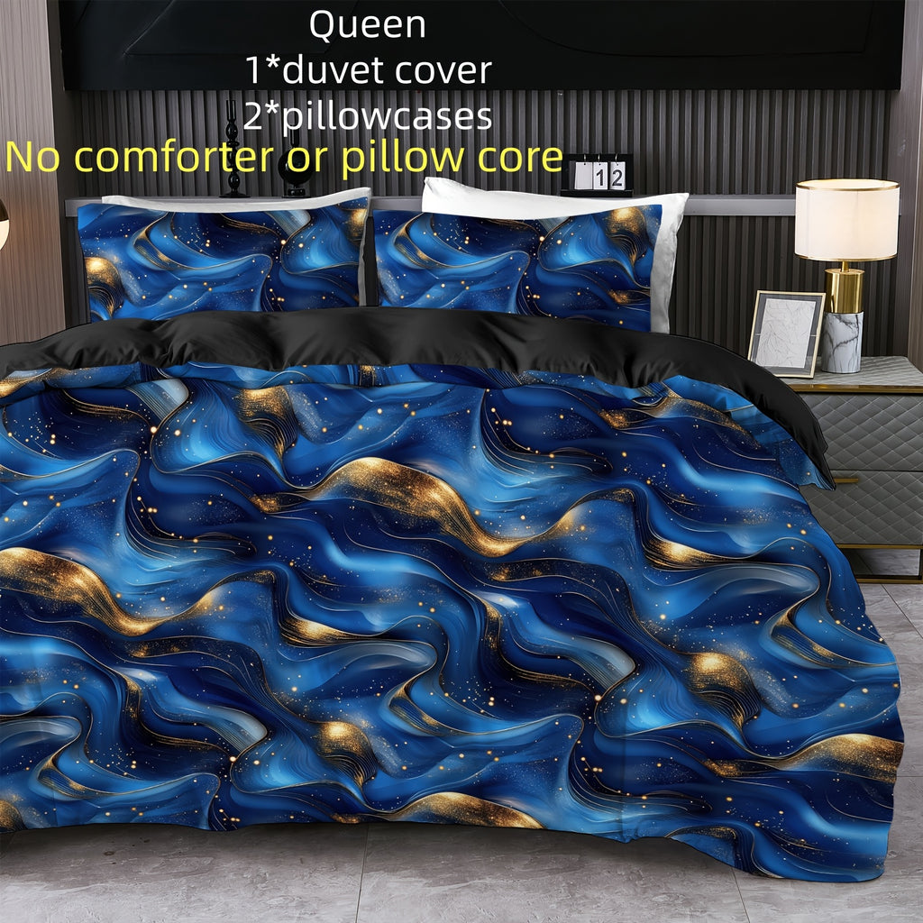 Floral Botanical Duvet Cover Set Reversible Ultra-Soft Microfiber with Pillowcases Twin Full Queen King 3 Colors