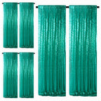 Sequin Backdrop Curtains – Glitter Party & Wedding Background Panels, 2ft×8ft per Panel, 4/6/8 Panel Sets, 29 Colors for Birthday, Stage, Bridal & Event Decor