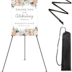 Large Wall-Mounted Picture Frame Heavy-Duty Adjustable Iron Metal Display Stand for Photos Documents Artwork Modern Elegant Home Decor Holiday Gift