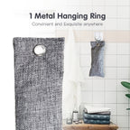 Bamboo Charcoal Bags 24 Pack Odor Absorber Eliminator Reusable Linen Air Purifying Bags for Shoes Home Car Closet Pet Gym Refrigerator