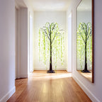 Willow Tree Floor Lamp LED Lighted Artificial Weeping Willow USB Powered Warm White Indoor Tree Light for Home Bedroom Living Room Mother's Day Decor