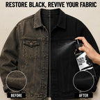 Black Fabric Color Correction Spray 3.38oz – Permanent Fade Repair Dye for Clothes, Jeans, Leather & Apparel