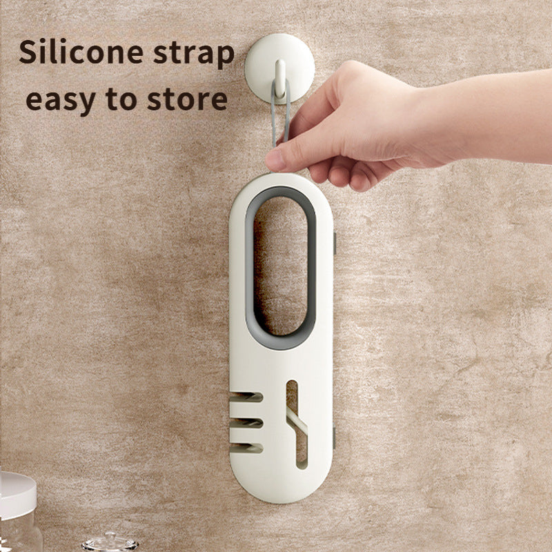 4-Stage Knife Sharpener Professional Manual Sharpener - Multi-Purpose Kitchen Knife Sharpener for Ceramic, Scissors & Hunting Knives, Anti-Slip Ergonomic Handle, Stone Design Blade Sharpener
