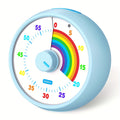 60-Minute Visual Countdown Timer | Silent, Color-Coded | Classroom, Office & Kitchen