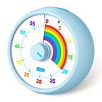 60-Minute Visual Countdown Timer | Silent, Color-Coded | Classroom, Office & Kitchen