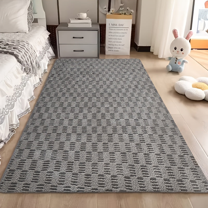 Shaggy Runner Rug Soft Fluffy Area Rug Non-Slip Plush Carpet for Bedroom Hallway Dorm Living Room – Jacquard & Tie-Dye Colors, 2x6 3x5 6x9 8x10 Feet