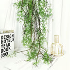 Large Realistic Artificial Ivy & Fern Hanging Plant - Lifelike Fake Vine with Lush Green Foliage, Durable Plastic, Indoor & Outdoor Decor for Home, Office, Porch & Balcony