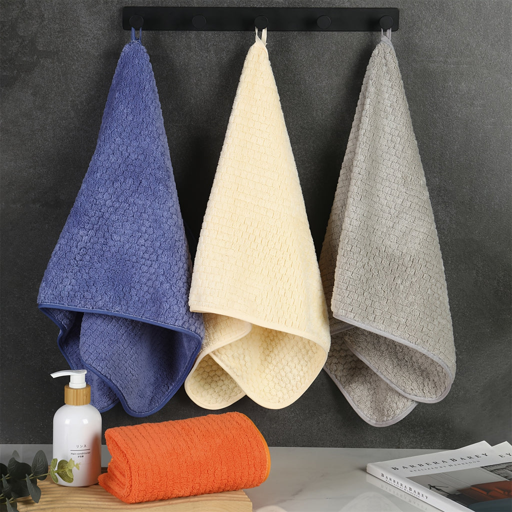 Quick-Dry Multipurpose Towel Set of 4 – 13.4×29.1 Inch Soft Lint-Free Towels for Bathroom, Kitchen, Face Washing & Car Cleaning | Multi-Color Options
