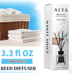 Reed Diffuser Set with Reed Sticks 14 Scents 3.3oz Flameless Home Fragrance for Bedroom Bathroom Office Living Room 1 or 2 Pack Mango Sandalwood Ocean Gardenia