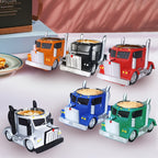 Truck Shaped Coffee Cup Handmade Semi-Truck Mug – Unique Creative Drinkware for Coffee & Tea – Novelty Trucker Gift for Halloween, Birthday & Christmas