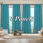 Sheer Curtains Semi Transparent Panels with Top Loop Pleated Header for Bedroom Living Room – Set of 2 or 4, 70-80G Lightweight Fabric, Multiple Sizes & Colors