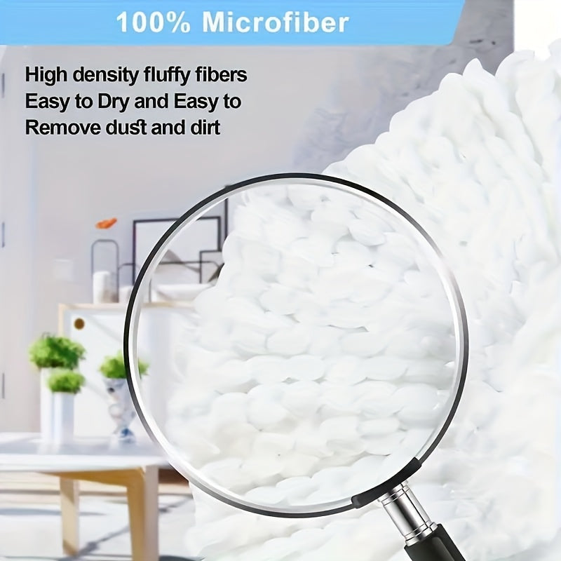 Microfiber Rotary Mop Replacement Heads 360-Degree Triangular Pads for Spin Mop Systems – Available in 2, 5, 10 & 20 Pack, Reusable Floor Cleaning Refills