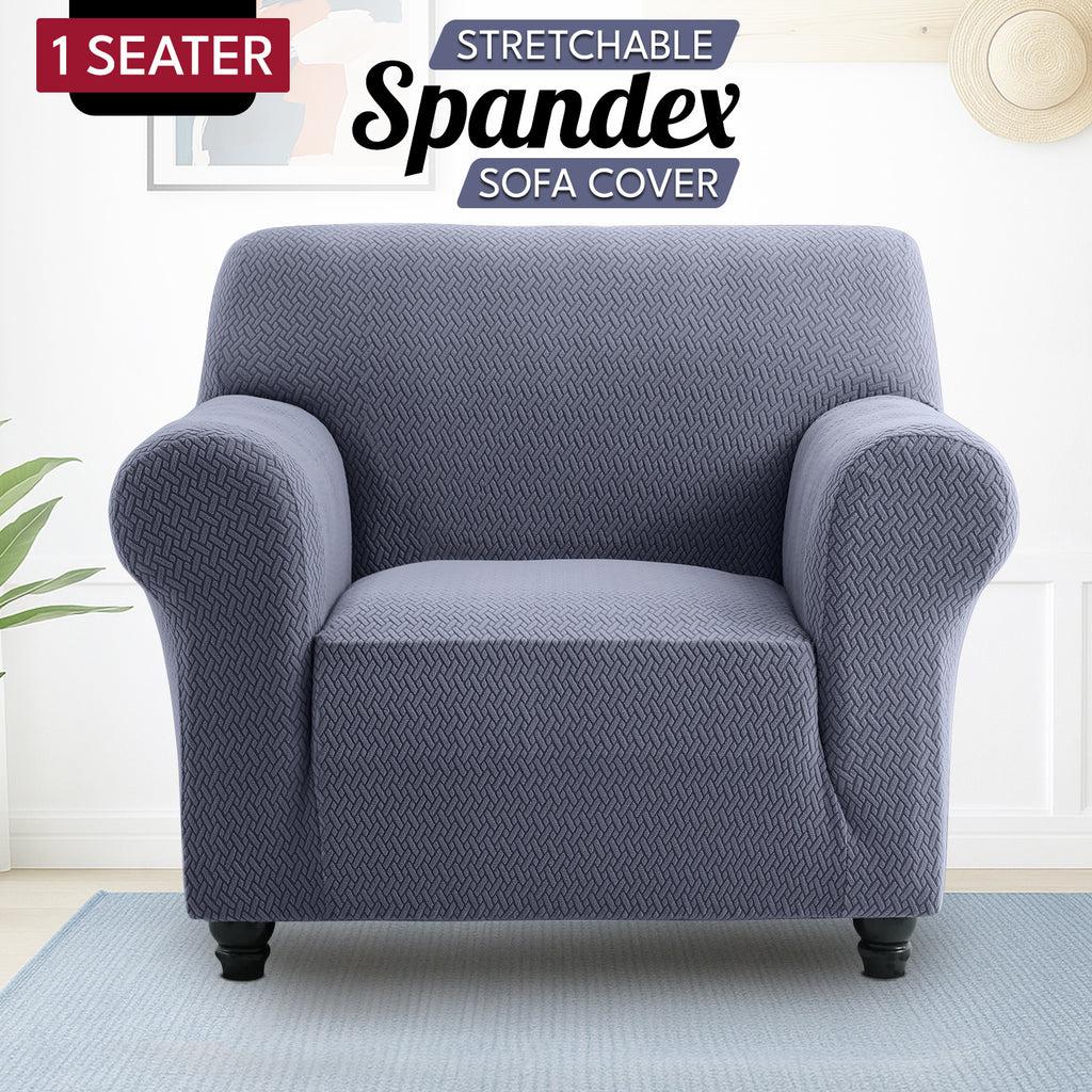 Thickened Spandex Sofa Cover Anti-Scratch – Stretch Polyester Sofa Protector, Anti-Slip Pet-Friendly, Machine Washable, 6 Colors, 1/2/3 Seater, Living Room Bedroom Home Decor