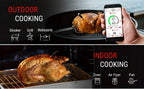 Wireless Meat Thermometer 500ft Bluetooth, Digital Food Thermometer with Dual Sensors & App Alerts for Oven, Grill, BBQ, Smoker & Air Fryer, 36Hr Battery, Dishwasher-Safe Probe, Perfect BBQ Gift