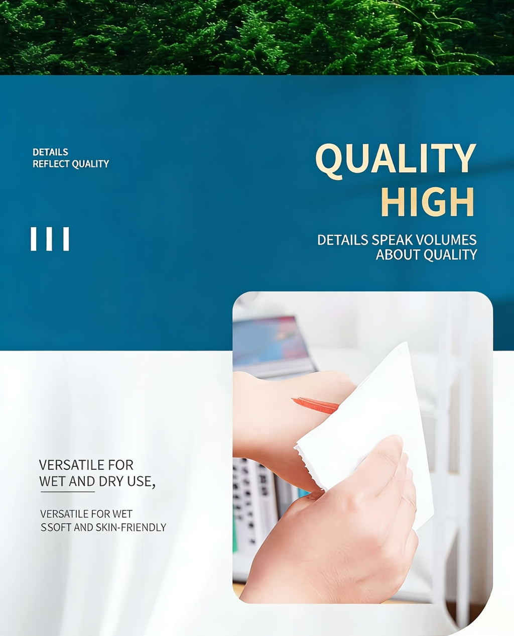 Ultrasoft 4-Ply Facial Tissues 12-Pack 400 Sheets Each - Unbleached, No Dyes, Lint-Free & Absorbent, Thick & Strong for Face Cleaning, Daily Use & Napkin Replacement