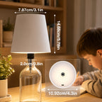 Metal Wireless Wine Bottle Light Rechargeable Dimmable LED Bottle Cap Light 3 Color Temperatures for Bar Cart Wine Bar Bedroom Decor