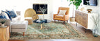Boho Cashmere-Feel Area Rug Large Washable for Living Room & Dining Room – Soft Anti-Slip Bohemian Carpet for Bedroom & Office, 2 Sizes