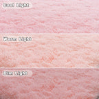 Pink Soft Shaggy Area Rug for Living Room & Bedroom - Fluffy Non-Slip Thickened Carpet for Bedroom, Dormitory & Home Decor, Moisture Resistant Easy Clean in 4x6, 5x8, 6x9, 8x10 Ft