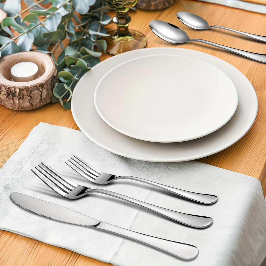60-Piece Rainbow Titanium Flatware Set for 12 – Mirror Polished 304 Stainless Steel Cutlery with Knives, Forks & Spoons – Dishwasher Safe, Vibrant Colors – Gift for Thanksgiving & Christmas
