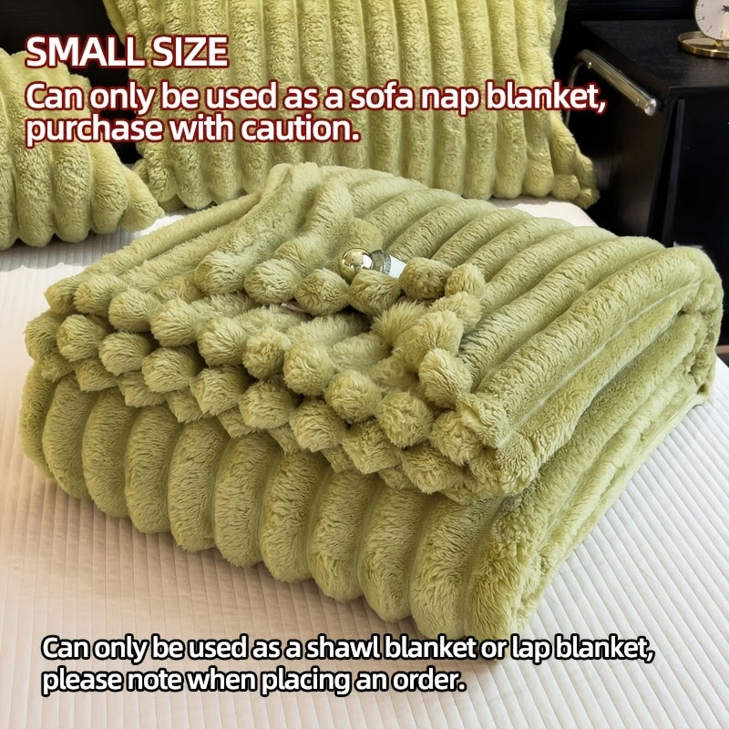 Plush Sherpa Throw Blanket – Ultra-Warm Anti-Static Fleece, 7 Colors 4 Sizes, for Bedroom Sofa Office Dormitory