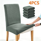Dining Chair Covers 4/6pcs Set Washable Pet Friendly Dirt & Wear Resistant – Versatile Stretch Slipcovers for Home & Restaurant Seating, 12 Colors