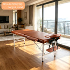Portable Folding Massage Table Professional Lash Bed, Height Adjustable 8-Level Aluminium Legs, 30.9" Wide Tiltable Headrest for Spa Salon Tattoo Home Beauty