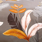 Floral Print Duvet Cover Set 3 Piece – Microfiber Flower & Plant Print Soft Breathable Bedding, 1 Duvet Cover + 2 Pillowcases, No Insert, Twin Full Queen King, Bedroom & Guest Room Decor