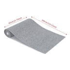 Non-Slip Hallway Runner Rug Self-Adhesive TPR Backing Ultra-Thin 0.4mm 5 Colors 6 Sizes for Kitchen Bedroom Living Room Entryway Hardwood Floors