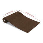 Non-Slip Hallway Runner Rug Self-Adhesive TPR Backing Ultra-Thin 0.4mm 5 Colors 6 Sizes for Kitchen Bedroom Living Room Entryway Hardwood Floors