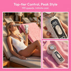 Handheld Mini Fan USB Rechargeable 199-Speed Portable Pocket Fan – Transparent High-Speed Personal Fan for Outdoor, Travel & Summer Cooling
