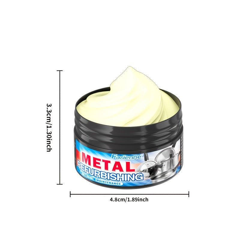 Oven Cleaning Paste & Cookware Scrub with Exfoliating Sponge - Heavy Duty Scorch Mark Remover for Pots Pans Stoves & Metal Surfaces Lavender Scented