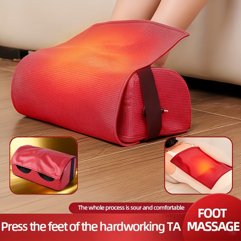 Foot Massager with Heat & Deep Kneading Compression for Legs, Feet & Arms – Electric Shiatsu Foot Massager for Home or Office Relief, Ideal Gift for Birthday, Christmas, Valentine's Day & Holidays