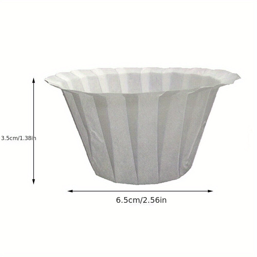 Disposable K Cup Coffee Paper Filters 100-400 Count – Compatible with Keurig Single Serve 1.0 & 2.0 and Reusable K Cup Pods, Heat-Resistant Paper Coffee Filters for Home, Office & Coffee Shops