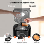 Bread Maker Machine 19-in-1 with Ceramic Non-Stick Pan, 15-Hour Timer, 3 Crust Colors, Auto Keep-Warm – Up to 2 LB Loaf