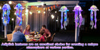Jellyfish Lantern Party Decorations Colorful Translucent Hanging Lights – 5 or 9 Piece Set for Halloween, Christmas, Weddings & Birthday Indoor Outdoor Festive Decor
