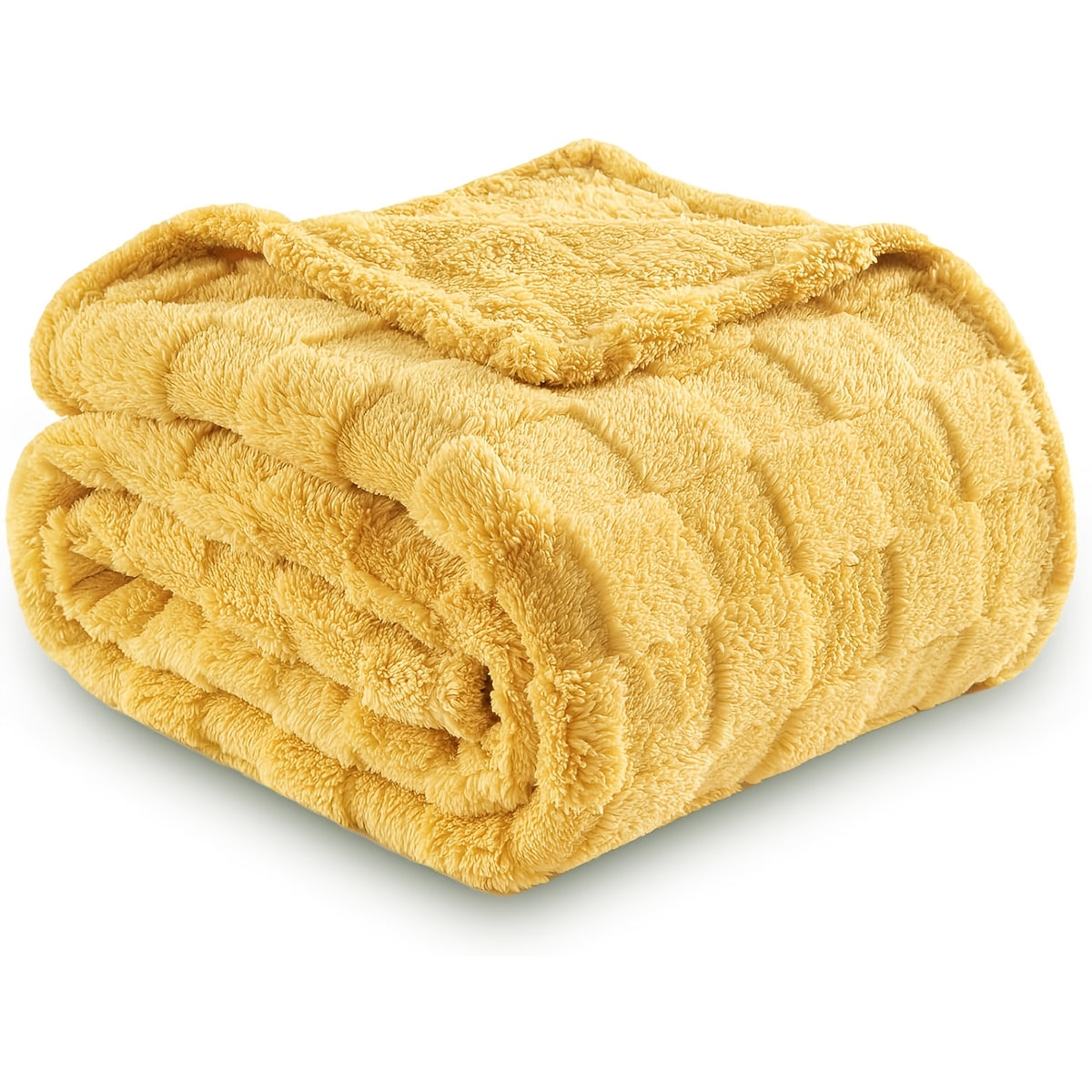 Checkered Fleece Throw Blanket Ultra Soft Cozy Shaggy Jacquard for Couch Bed Bedroom All Season Machine Washable Twin Full Queen