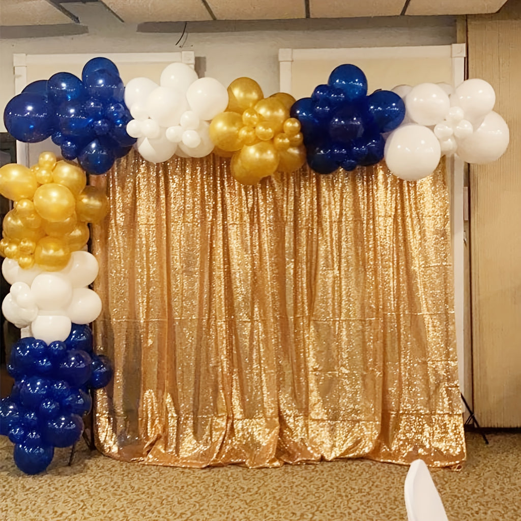 Sequin Backdrop Curtains – Glitter Party & Wedding Background Panels, 2ft×8ft per Panel, 4/6/8 Panel Sets, 29 Colors for Birthday, Stage, Bridal & Event Decor