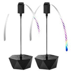 Holographic Blade Table Fly Fan – Silent 360° Rotating Fly Repellent Fan for Outdoor & Indoor Use | Picnics, BBQ, Parties, Restaurants & Kitchens | 2-Pack or 4-Pack