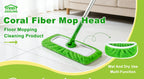 Microfiber Mop Pads 15 Pack Compatible with Swiffer Sweeper Reusable Washable Wet Dry Mopping Cloths Refill for Hardwood Tile Vinyl Floors