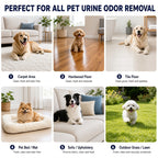 Pet Urine Deodorizing Powder – Powerful Odor Neutralizer & Moisture Absorber for Cat & Dog Urine, Long-Lasting Fresh Scent, Gentle Formula for Carpets, Sofas, Pet Beds, Mattresses & Car Mats